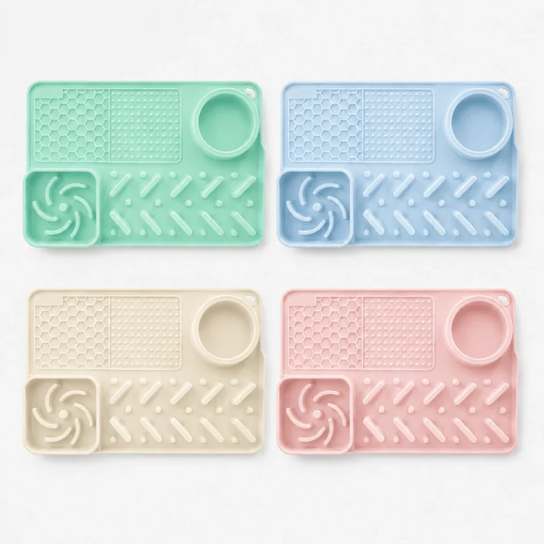 3-in-1 Silicone Pet Feeding Mat