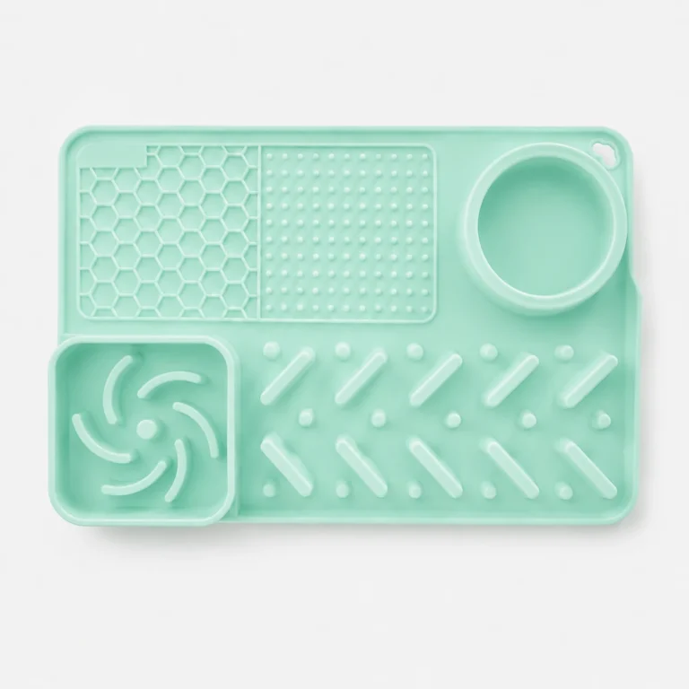 3-in-1 Silicone Pet Feeding Mat