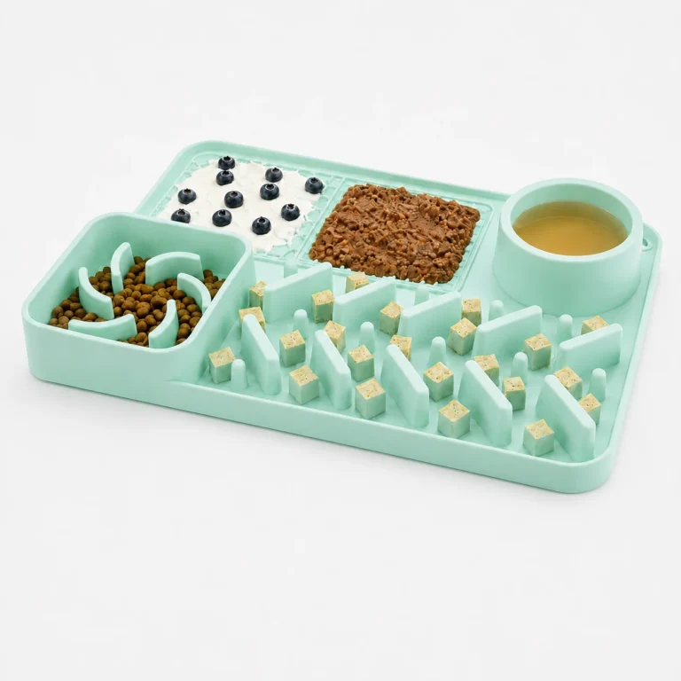 3-in-1 Silicone Pet Feeding Mat