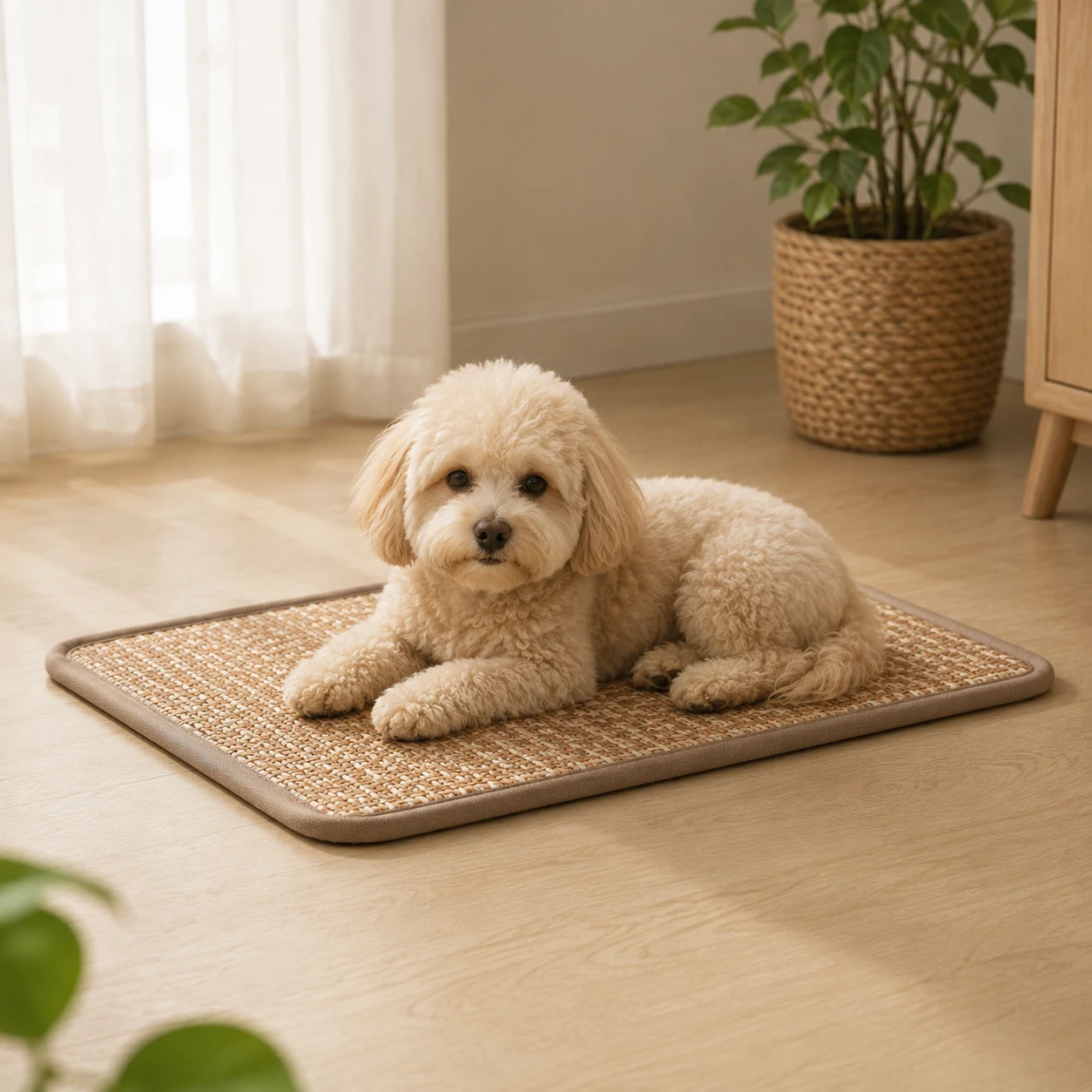 Cooling mat and sofa pad for comfortable pet rest at home